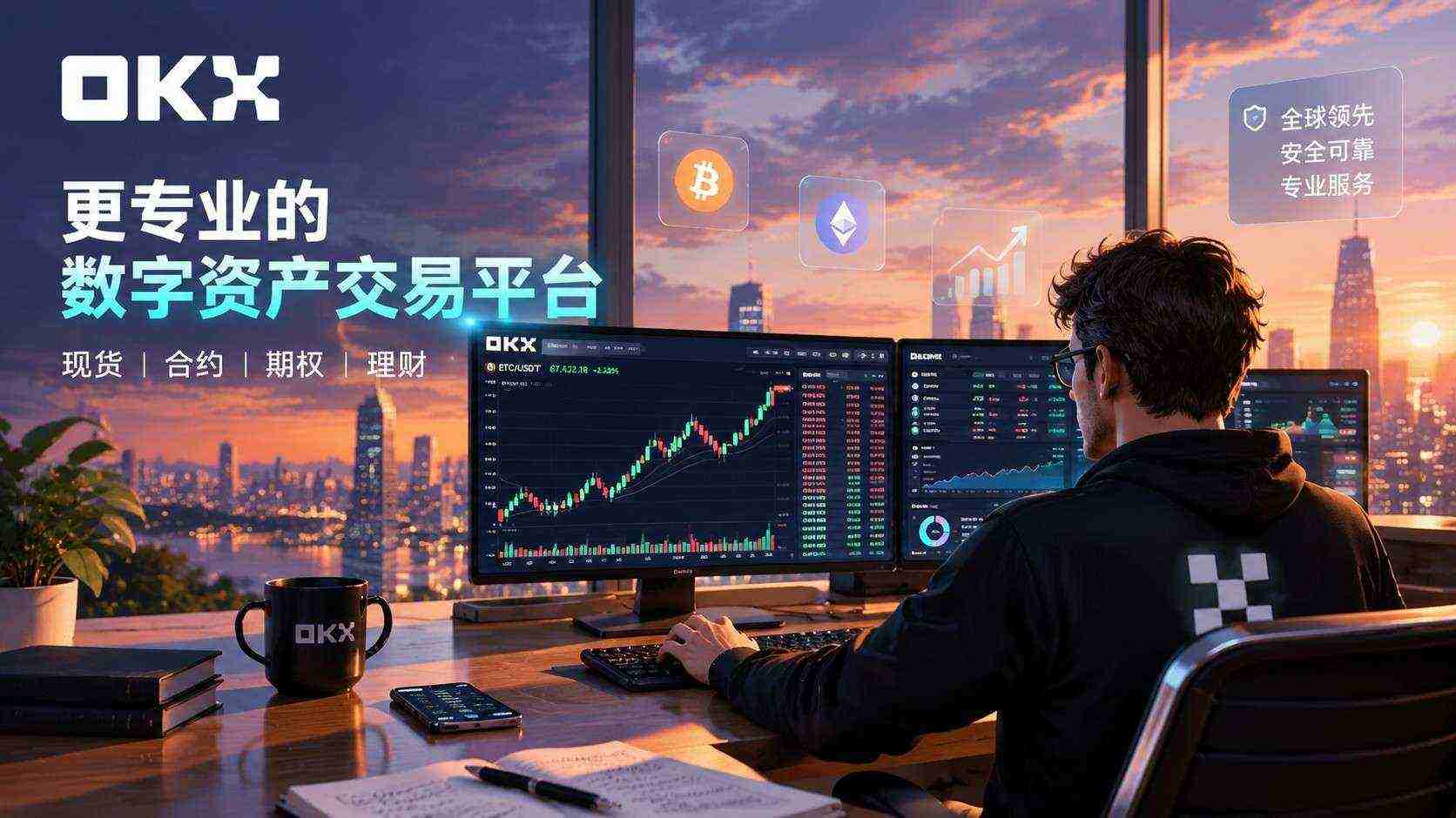 ouyi下载 App 主界面展示